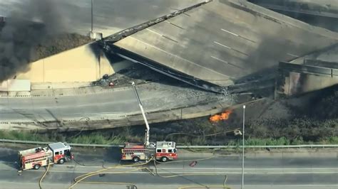 Overpass Collapse Likely To Jam Traffic For Summer Travel On I 95