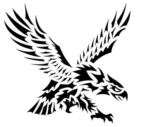 16 Awesome Tribal Eagle Tattoo Only Tribal