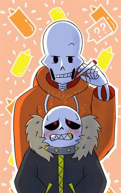 Swap Papyrus And Underfell Sans By Aikochanflores On Deviantart