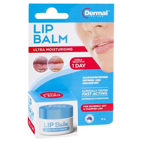 Dermal Therapy Lip Balm Pot 10g For Severely Dry And Chapped Lips
