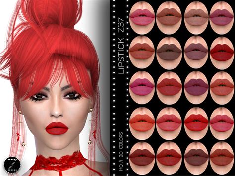 Lips Z37 By Zenx From Tsr • Sims 4 Downloads