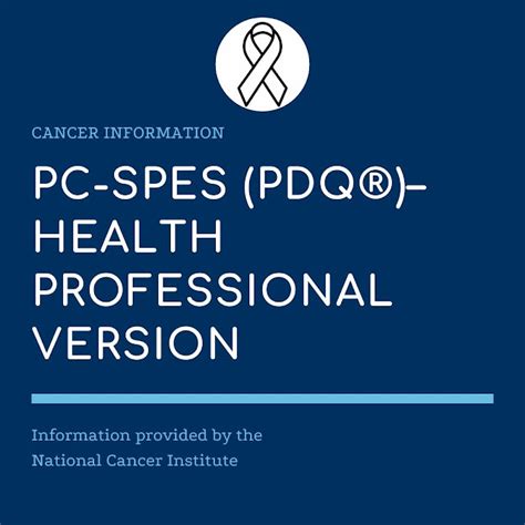 Pc Spes Pdq®health Professional Version National Cancer Institute