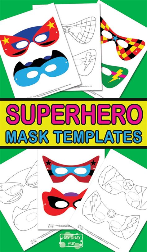 Free Printable Superhero Crafts