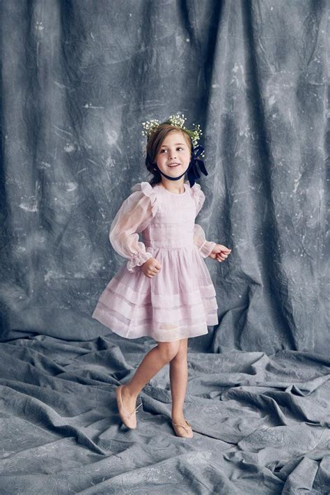 Nellystella Love Liesl Dress In Vintage Violet Preorder Little Girl