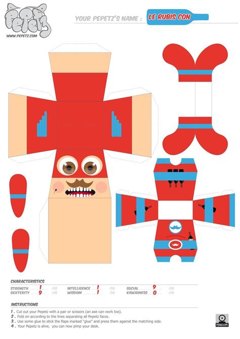 Pin By Turquoise On Papercraft Paper Toys Template Paper Toy Printable