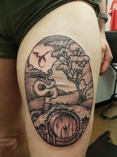 Fresh Lord Of The Rings Tattoo By Chris Dobransky Alchemist Tattoo Bismarck Nd Lord Of The