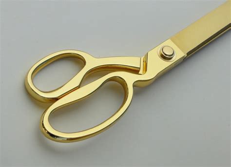 15 Gold Plated Ceremonial Ribbon Cutting Scissors Engraving Awards