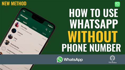 How To Use Whatsapp Without Phone Number Youtube