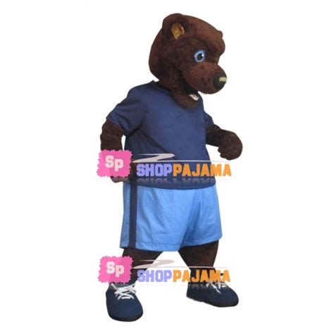 Fierce Brown Bear Bruin High School Mascot Costume