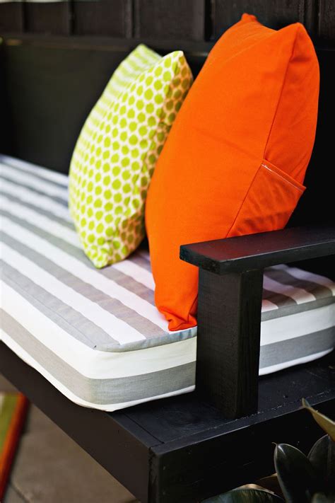 Plus, here is what you will need to make your own fitted cushion cover. Make Your Own Outdoor Cushions! - A Beautiful Mess