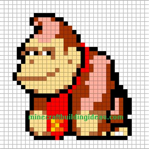 The Best 26 Donkey Kong Pixel Art Grid Greatgettymisss