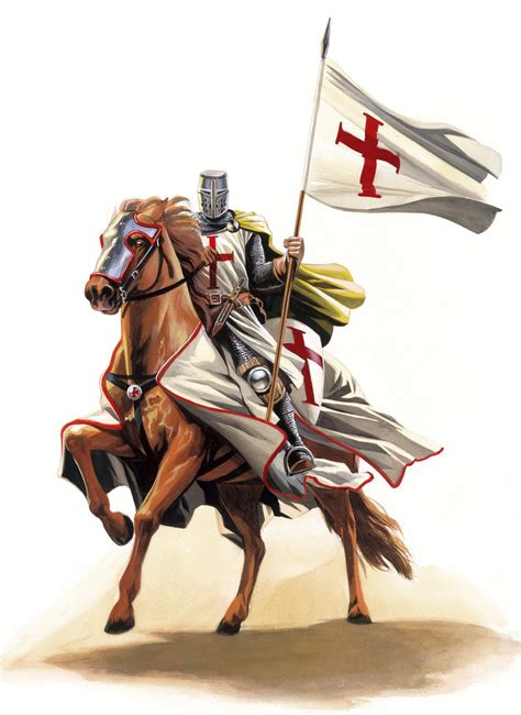 Templar Knight By Jangelles On Deviantart Templarios Caballeros