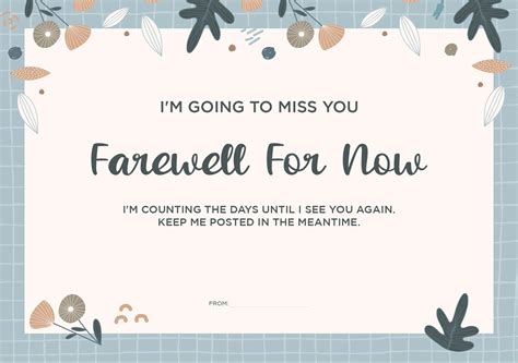 10 Best Free Printable Goodbye Cards For Co Workers Pdf For Free At