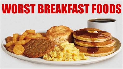 10 Unhealthy Breakfast Foods You Should Avoid Tucson Community Guide