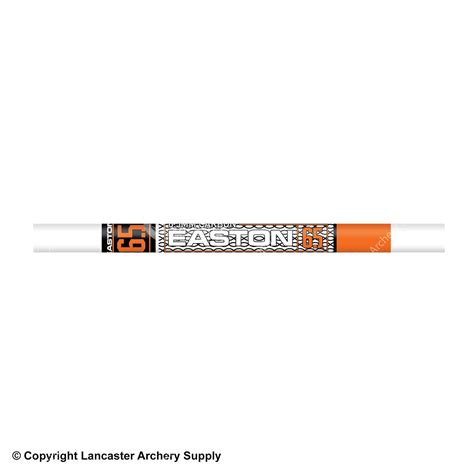 Easton 65mm Whiteout Carbon Arrows 6 Pack Lancaster Archery Supply