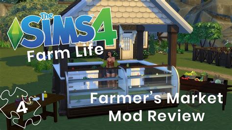 Farmers Market Mod Review 🌽🥕 The Sims 4 Farm Life Ep 4 Cc Farmer