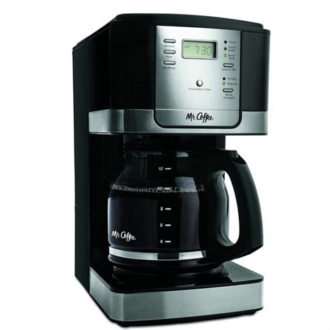 Mr Coffee Brew 12 Cup Auto Pause Programmable Coffee Maker Black