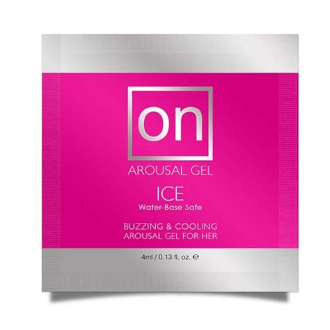 Our Pleasure Stimulants And Desensitizers Sensuva On For Her Arousal Gel Ice Single Use Packet