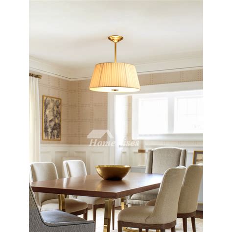 Dining Room Chandelier Ideas Study Room Modern Fabric Light Shade Solid