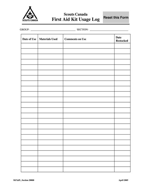 Free Printable First Aid Treatment Form Printable Templates