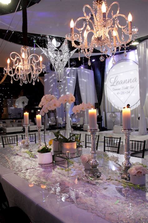 There are 7108 wedding diamond decorations for sale on etsy, and they cost $7.93 on average. 35+ Beautiful Diamond Decorations For Your Bling Party | Diamond theme party, Bling party ...