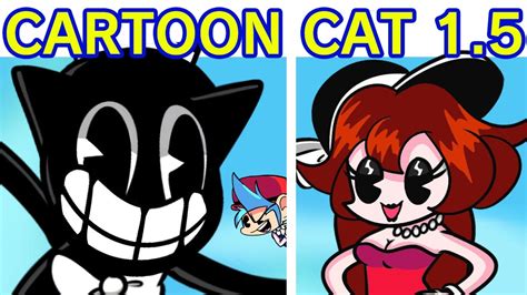 Friday Night Funkin Vs Cartoon Cat 15 Full Week Cutscenes Fnf Mod