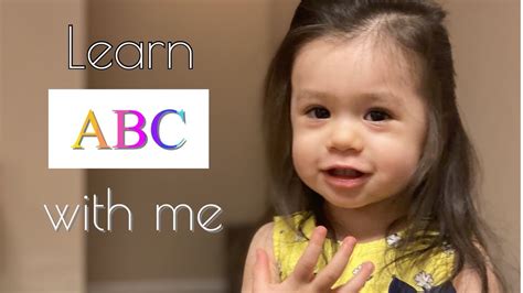 Recite The Abc And Learn Alphabet Letters For Toddlers Kyotchloe Youtube