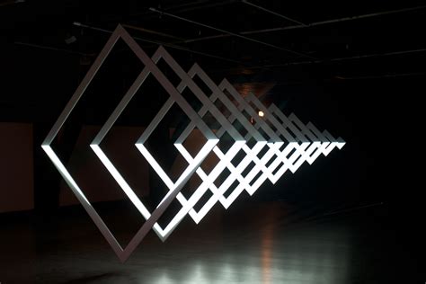 Enigmatica Light Sculpture By Kit Webster Installation Projection