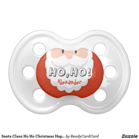 Create Your Own Pacifier Zazzle Merry Christmas And Happy New Year