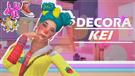 Sims 4 30 Day Cas Challenge Day 9 Decora Kei ㅅ Youtube