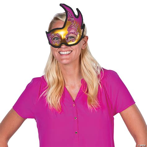 Mardi Gras Winged Masks 6 Pc Halloween Express