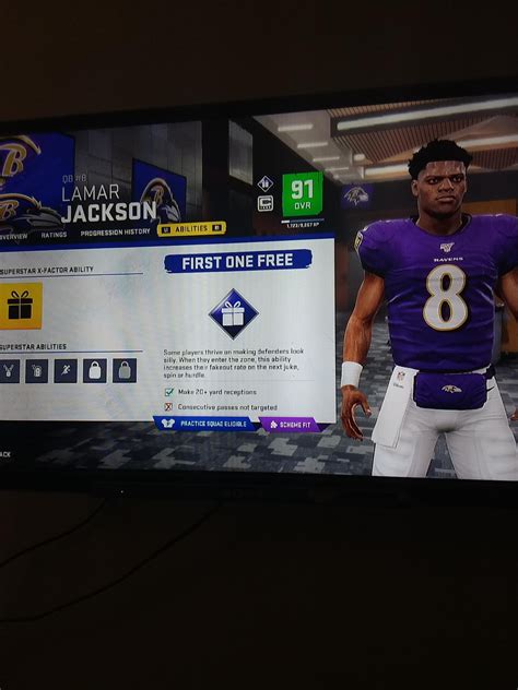 Lamar Jackson Madden 21 Abilities Madden Nfl 21 Team By Team X Factor