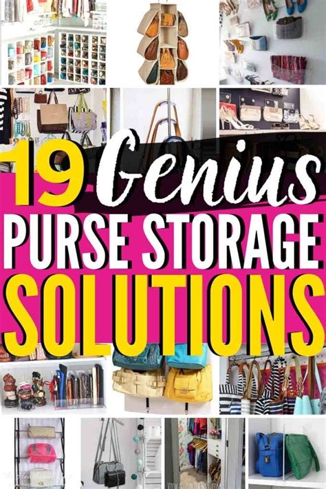 19 Best Purse Storage Ideas To Buy Or Diy Purse Storage Hand Bag