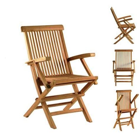 Lot de 2 fauteuils de jardin en TECK BRUT QUALI…  Achat/Vente fauteuil