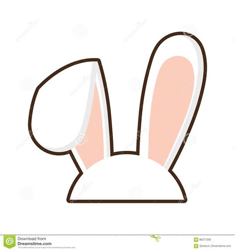 Easter Bunny Ears Icon Stock Illustration Illustration Of Season