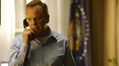 kiefer sutherland takes over the oval office as the designated survivor ncpr news