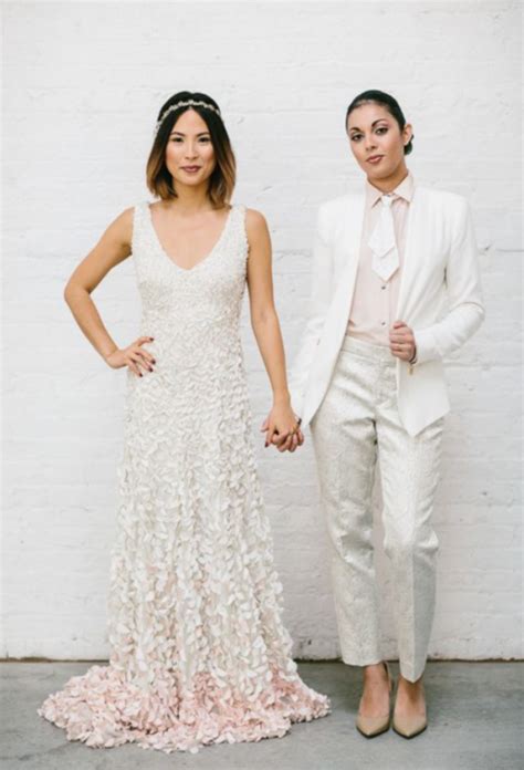 future lesbian wedding same sex wedding lesbian wedding wedding attire wedding suits wedding