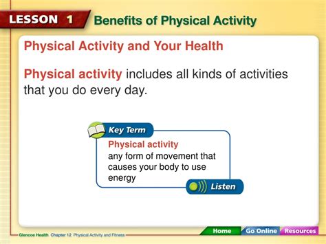Ppt Being Physically Active Benefits Your Total Health In A Variety