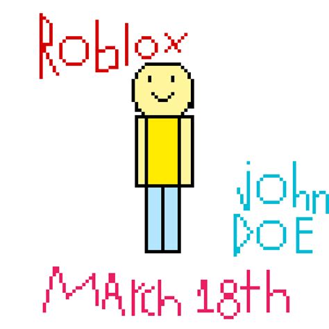 Pixilart Roblox John Doe By Artistisabella