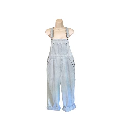 Vintage Women Overall Gingham Overall Cropped Overall Women 90s Overall 