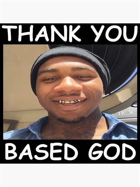 Lil B Thank You Based God Tybg Photographic Print For Sale By Adampiencak Redbubble