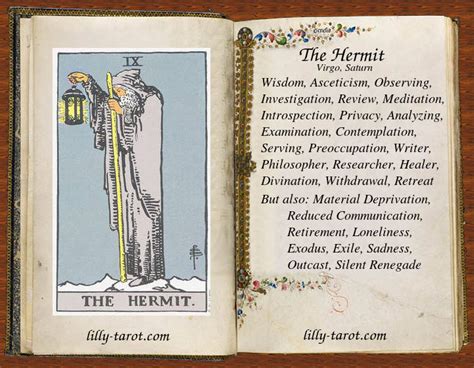 The hermit tarot card meanings. The Hermit
