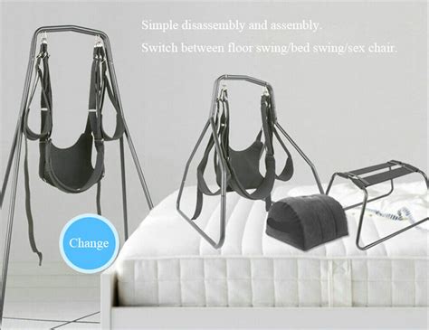 Sex Swing Chair With Stand Attachment Sling Hammock Sex Furniture Bdsm Toys Ebay