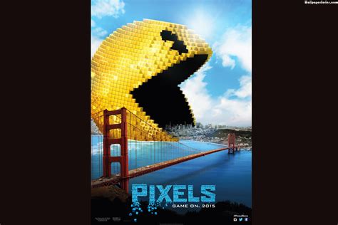 Free Download 2250x1500 Pixels Pacman Pixels Movie Movies