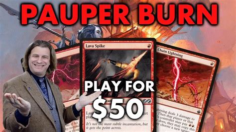 Blast Through Your Games With Pauper Burn A 50 Magic The Gathering