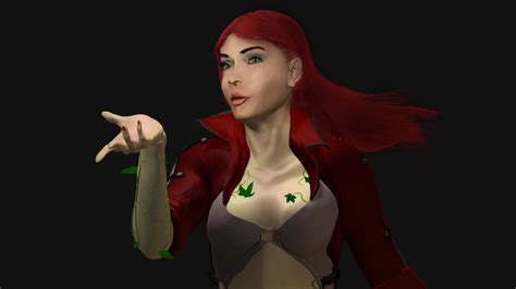 Andrew Chow Poison Ivy Dc Comics Arkham Asylum Fanart