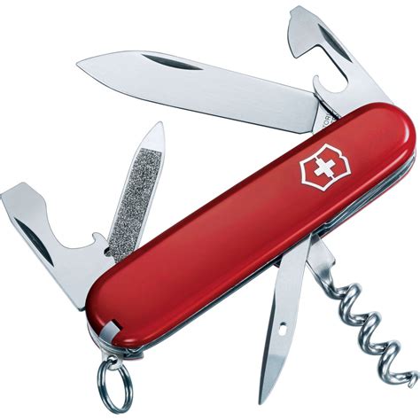 Victorinox Swiss Army Sportsman Pocket Knife Red