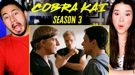 Cobra Kai Season 3 Netflix Trailer Reaction By Jaby Koay And Achara Kirk Youtube