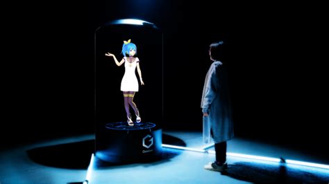 Japanese Company Develops Life Sized Reactionary Anime Girl Hologram