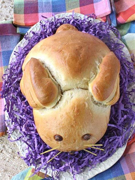 Osterbrot is simple to make meaning that in a few hours your taste buds will take a vacation through hamburg's easter celebration. German Bunny Bread | Chewy bread, Homemade white bread, Recipes with yeast